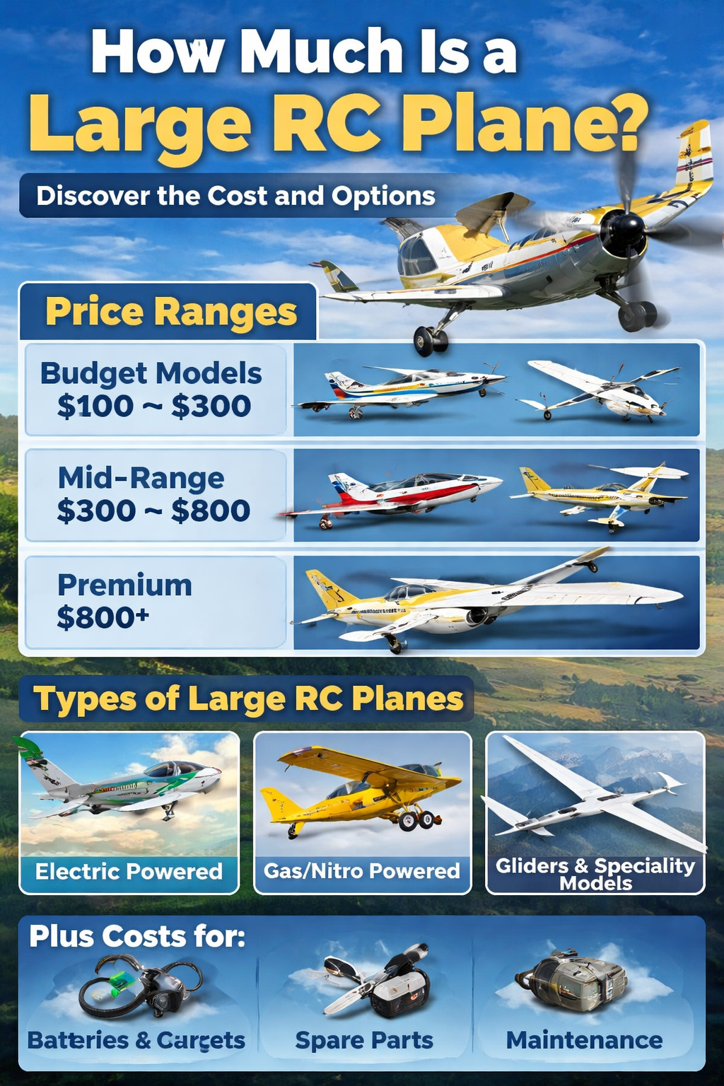 How Much Is A Large Rc Plane