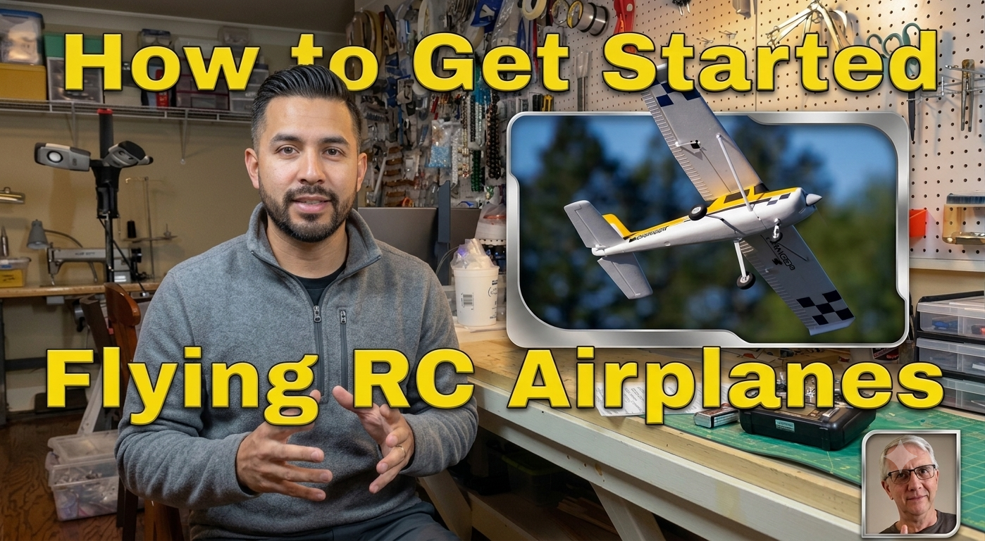 how to get started flying rc plane